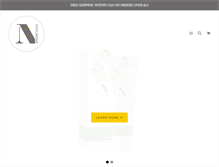 Tablet Screenshot of naturismecosmetics.com